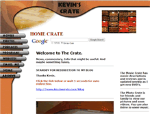 Tablet Screenshot of kevinscrate.com